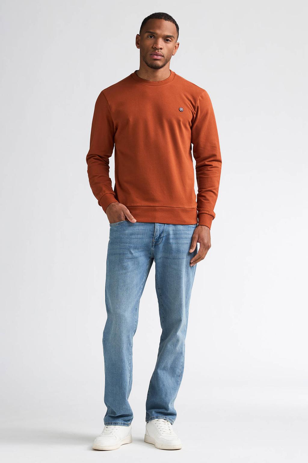 Petrol Industries regular fit sweater - koper oranje