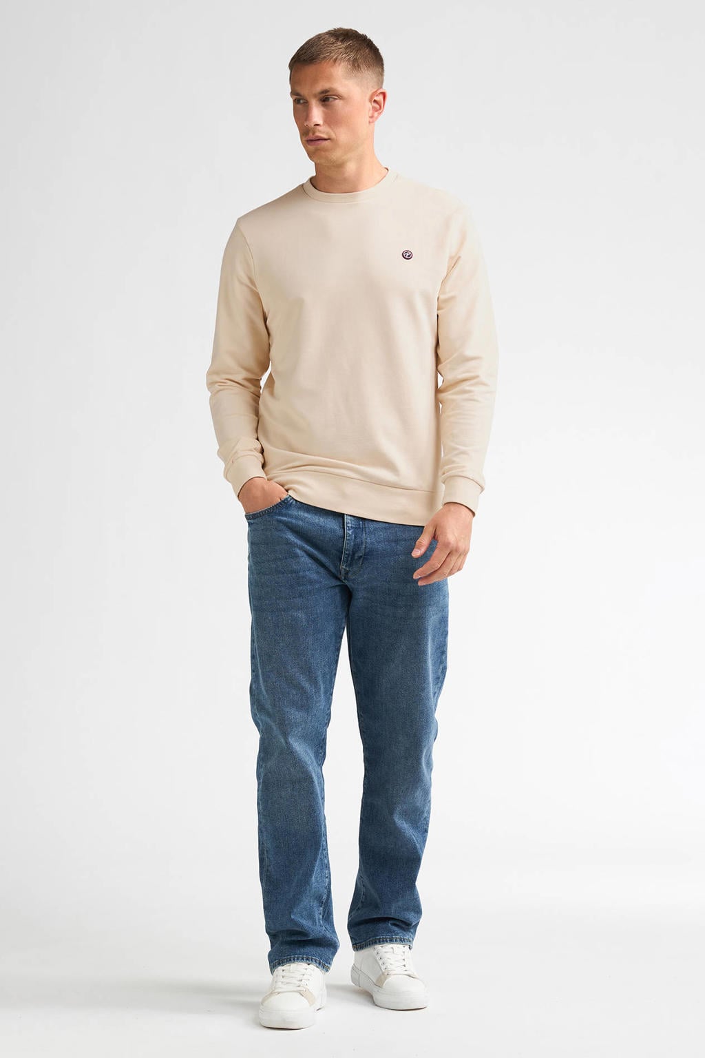 Petrol Industries regular fit sweater - beige