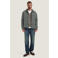 Dstrezzed regular fit overshirt met print en wol - groen