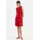 Mango straight  bermuda short - rood