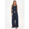 Mango wide leg jeans - donkerblauw