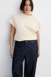 thumbnail: Mango wide leg jeans - donkerblauw