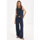 Mango denim gilet - donkerblauw