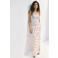 Mango gebloemde midi rok - ecru