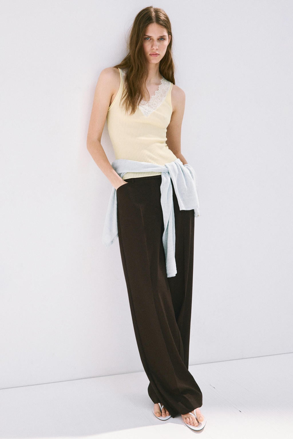 Mango top - geel