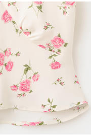 thumbnail: Mango gebloemde top - ecru