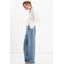 Mango blouse met borduursels - ecru