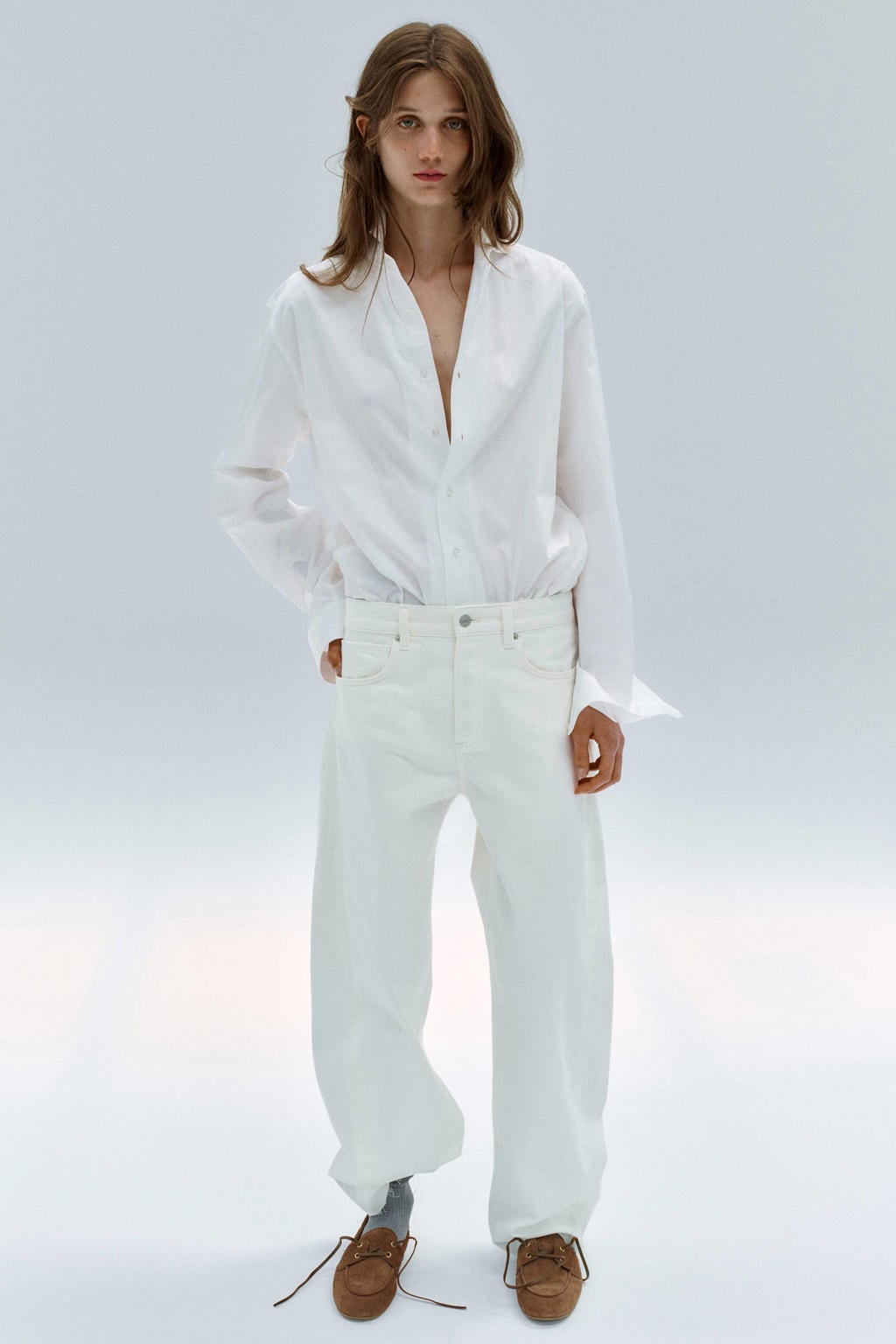 Mango barrel jeans - ecru