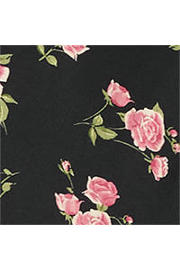 thumbnail: Mango viscose gebloemde jurk - zwart