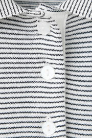 thumbnail: Mango polo met krijtstreep - blauw