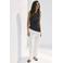 Mango denim top - donkerblauw