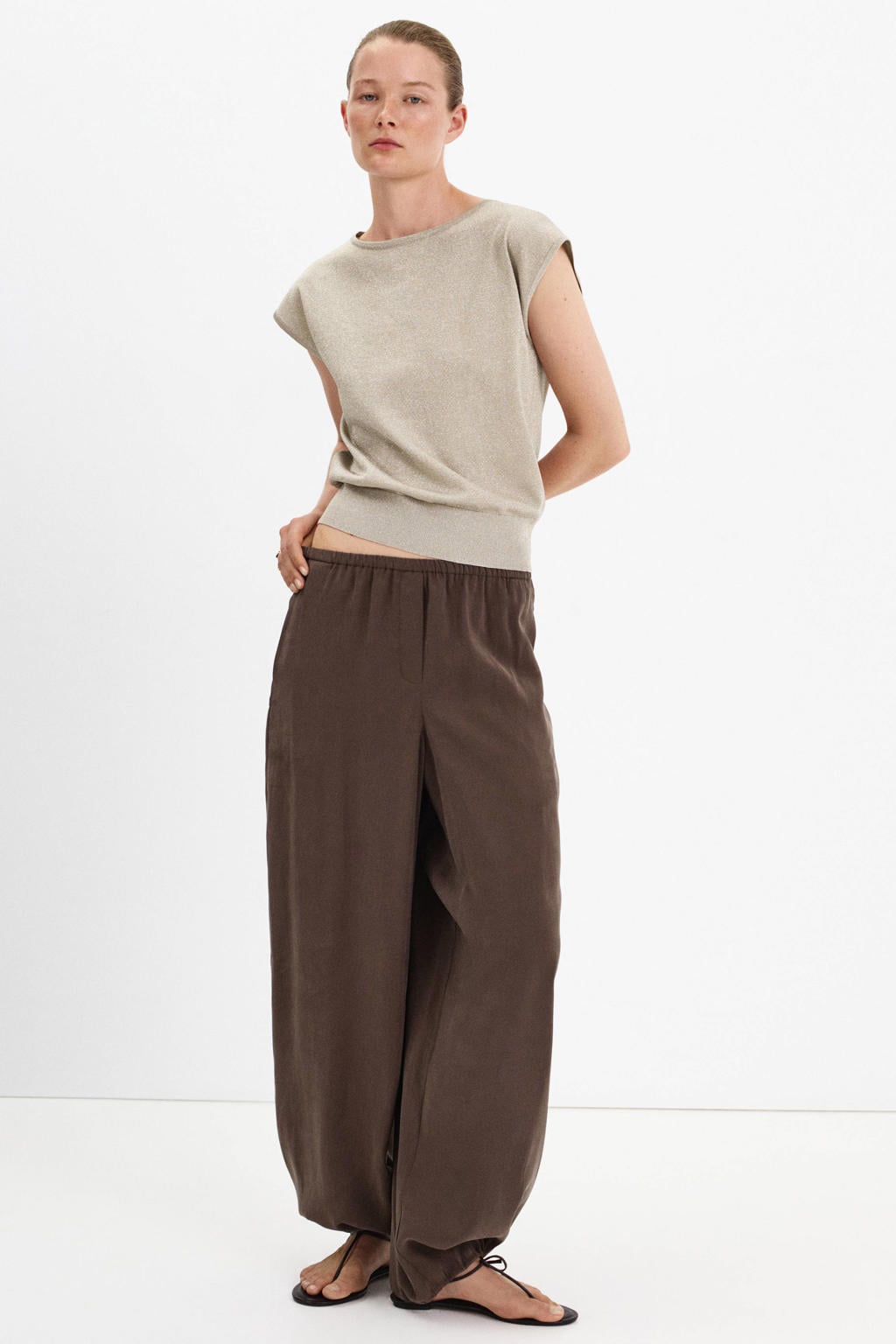 Mango top - goud