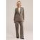 WE Fashion wide leg geruite broek - bruin