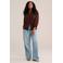 WE Fashion Curve blouse Plus Size - roodbruin
