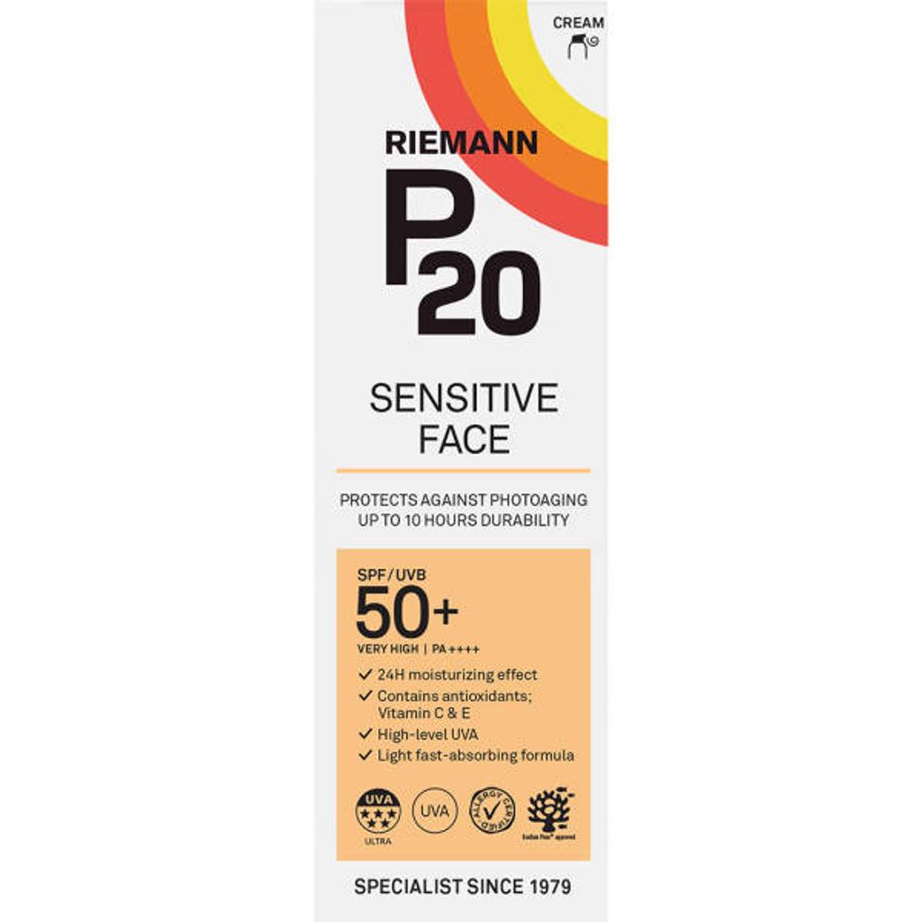 P20 Sensitive FACE SPF50+