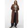 VERO MODA wintermantel met ceintuur - bruin