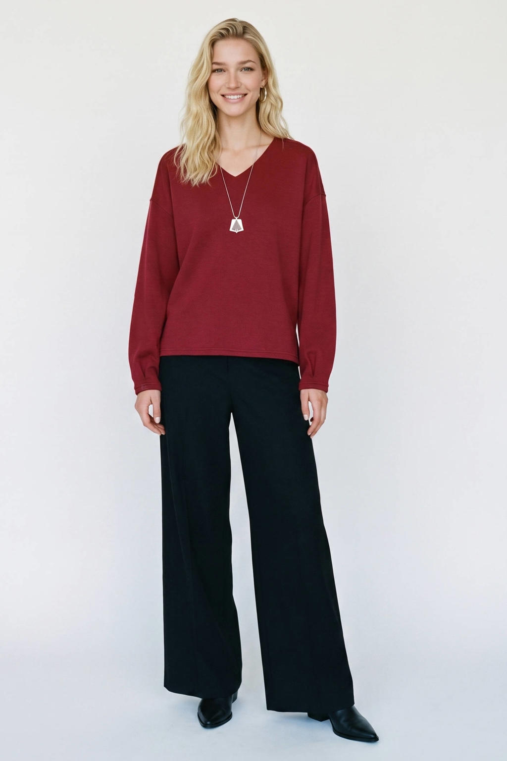 VERO MODA gebreide trui - rood