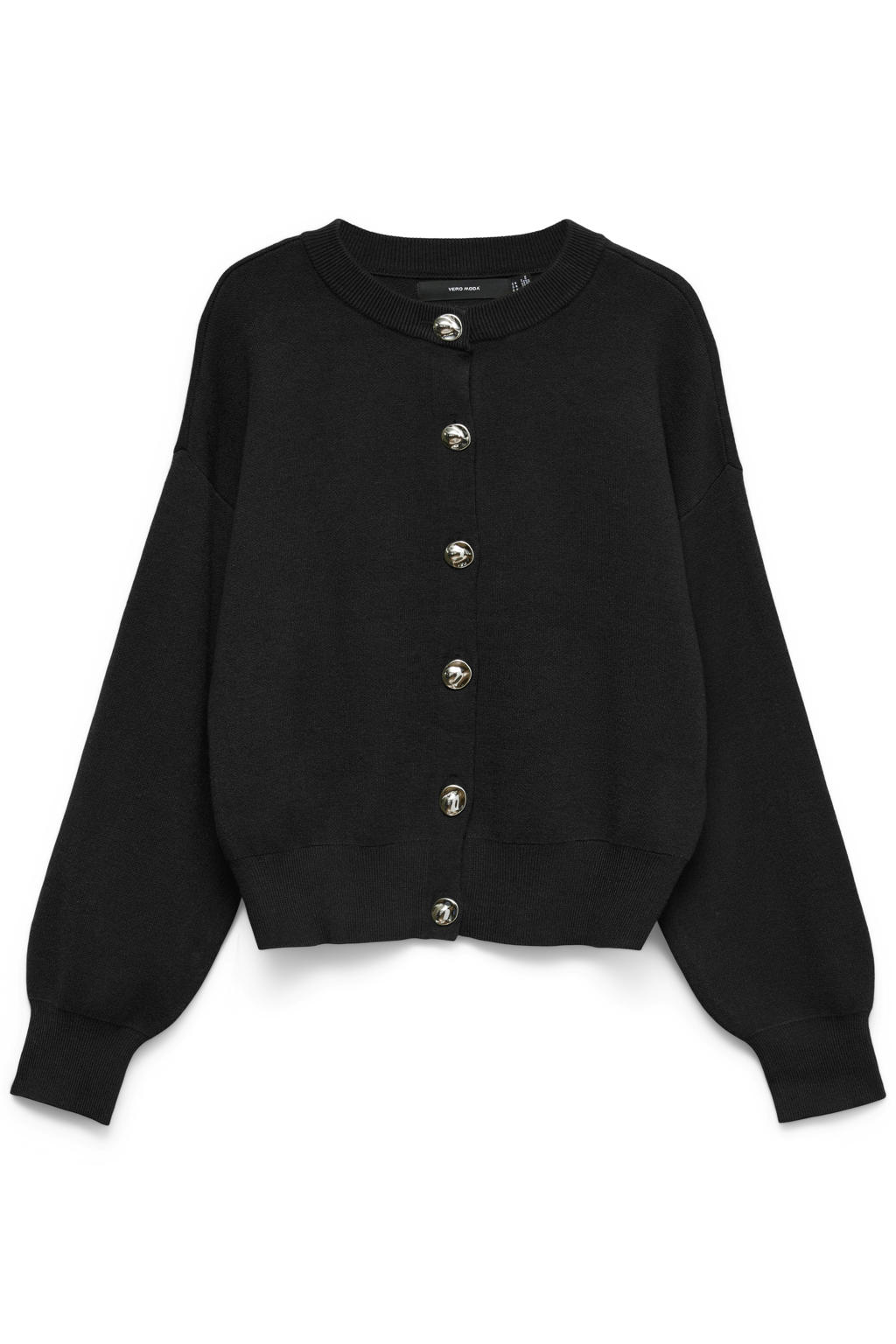 VERO MODA gebreide vest - zwart