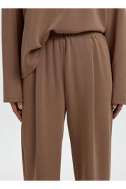 thumbnail: Selected Women wide leg casual broek - bruin