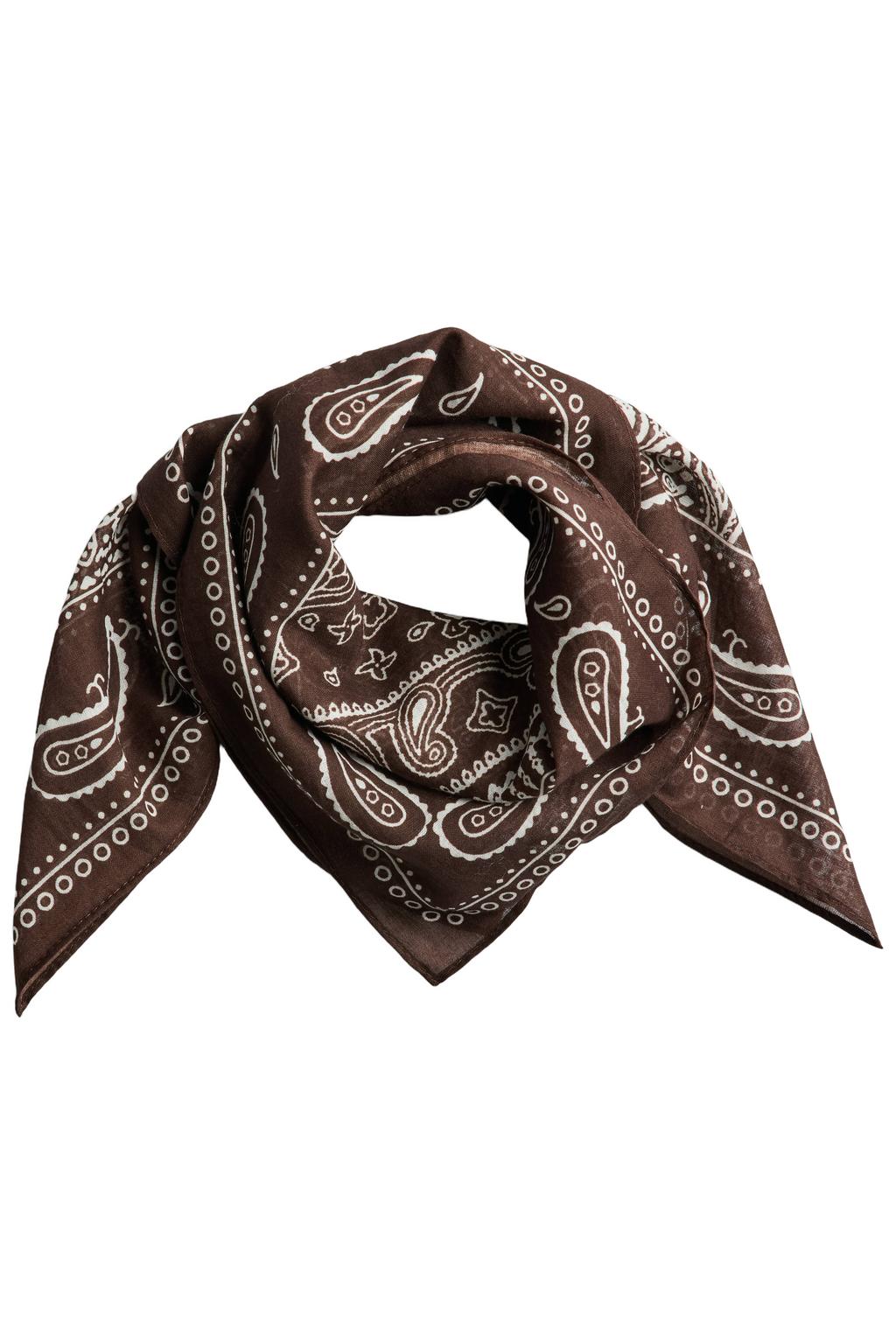 PIECES bandana PCJOLANDA bruin