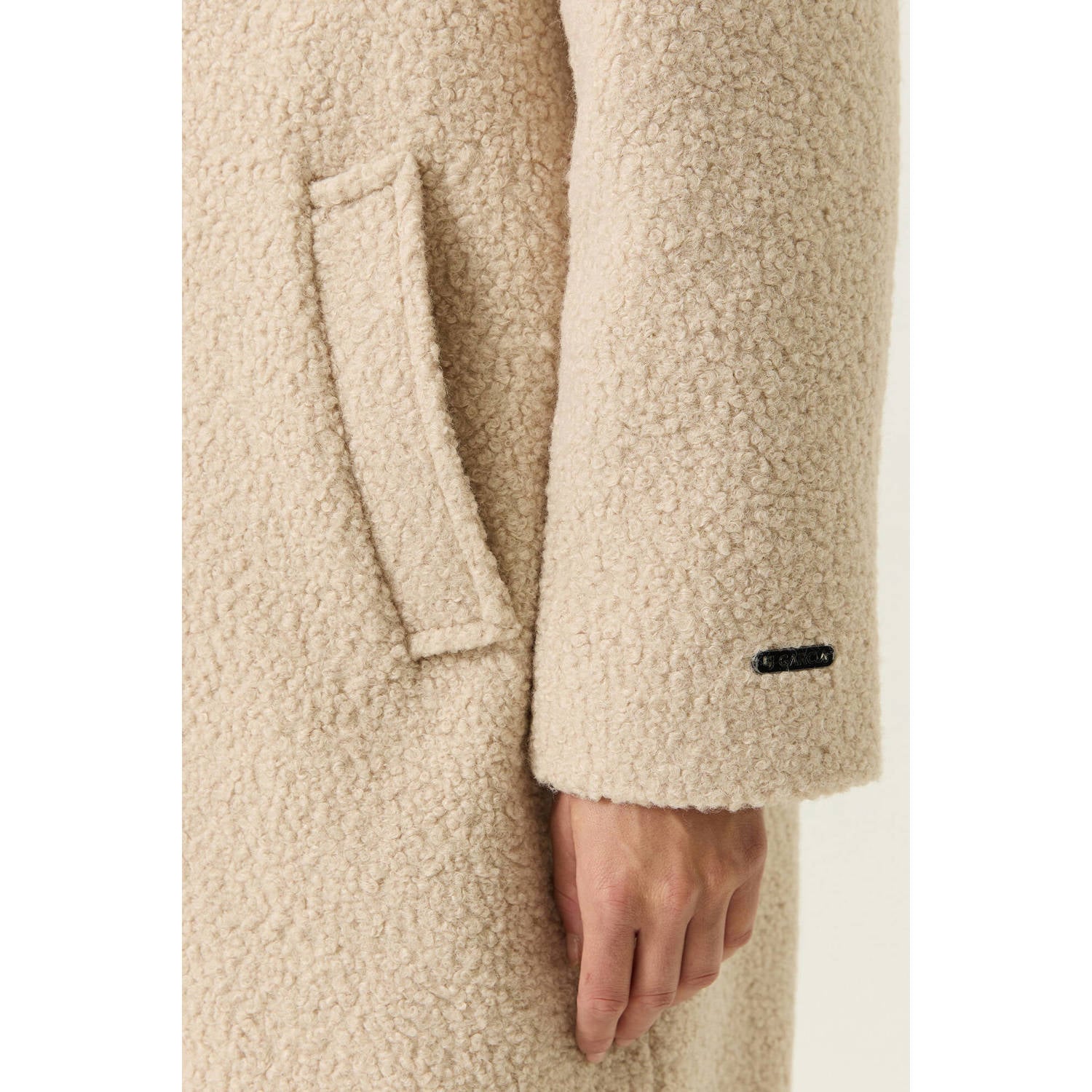 Garcia teddy winterjas beige