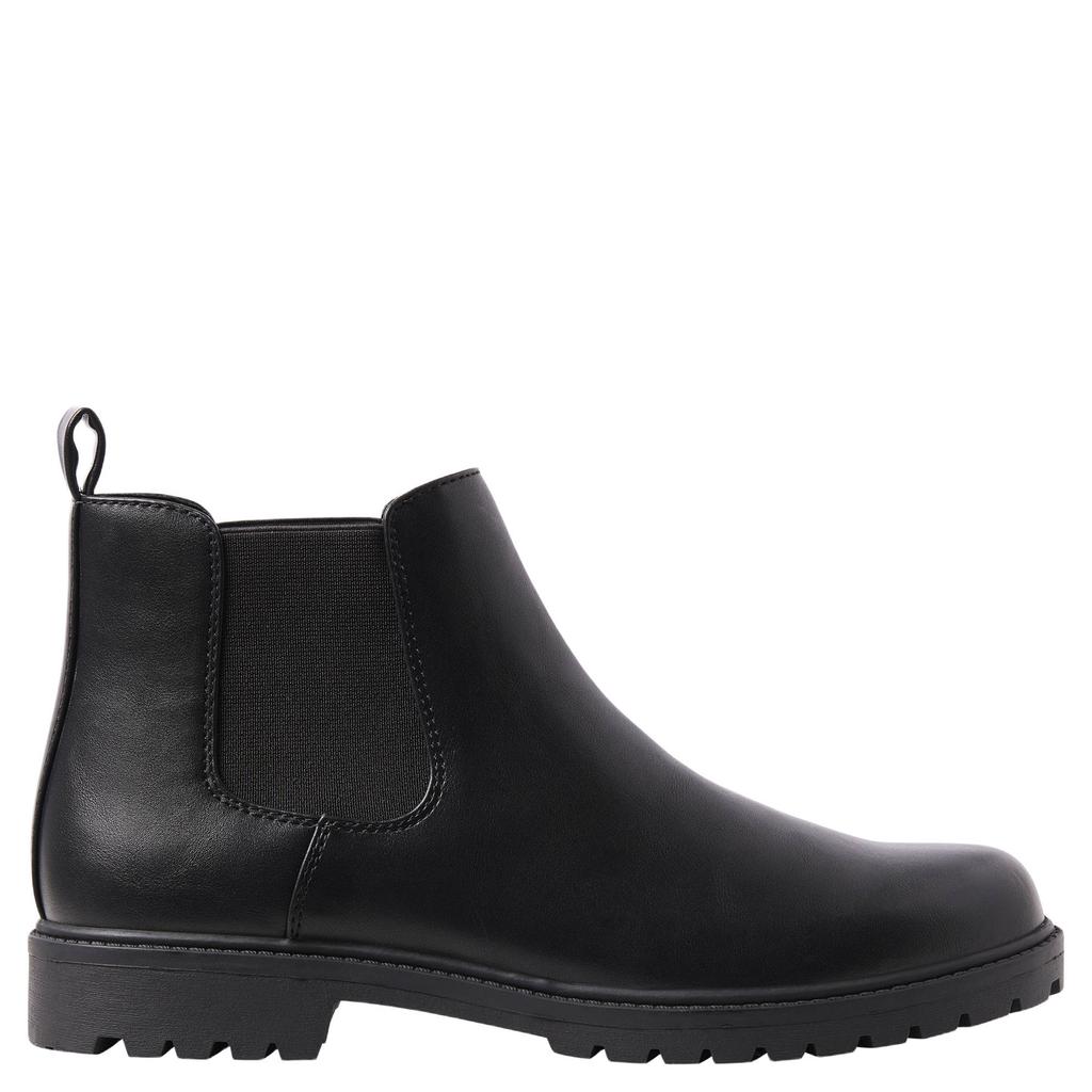 JACK & JONES Jfwduneland imitatieleren chelsea boots - zwart