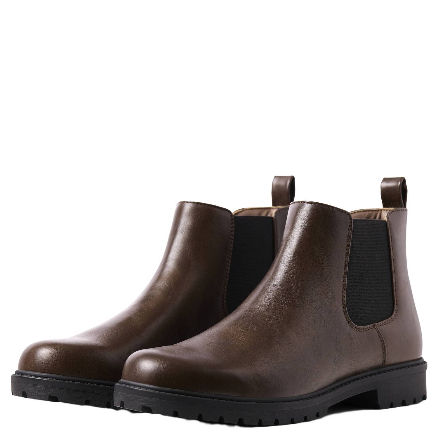 JACK & JONES Jfwduneland imitatieleren chelsea boots bruin