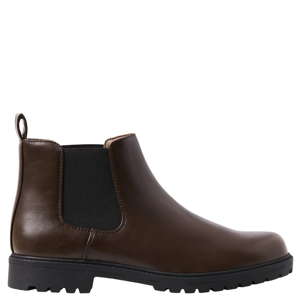 JACK & JONES Jfwduneland imitatieleren chelsea boots - bruin