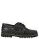 JACK & JONES Jfwbrooklyn leren bootschoenen met profielzool - zwart