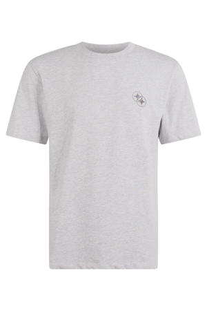 regular fit T-shirt - lichtgrijs