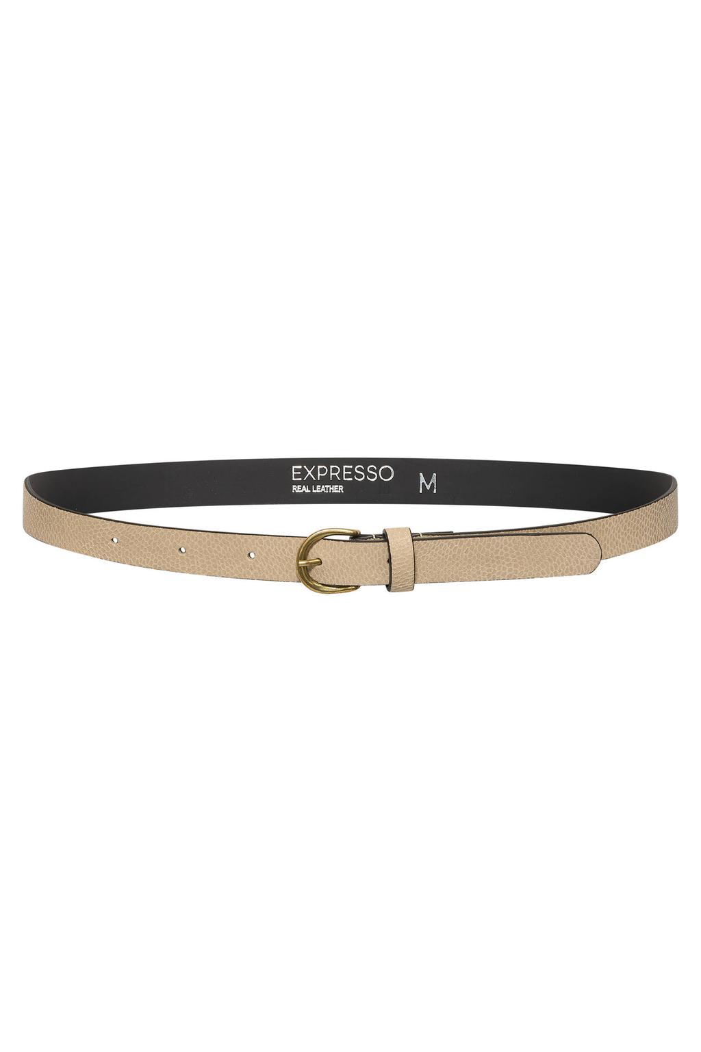 Expresso leren riem beige