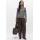 OBJECT gebreide gestreepte pullover - bruin/meerkleurig