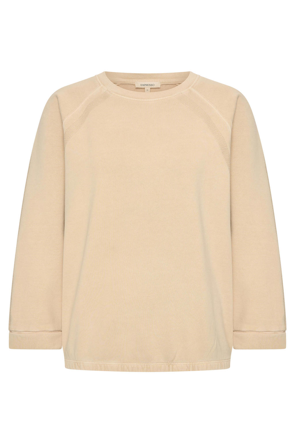 Expresso katoenen sweater - beige