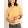 Expresso gebreid vest met wol - geel