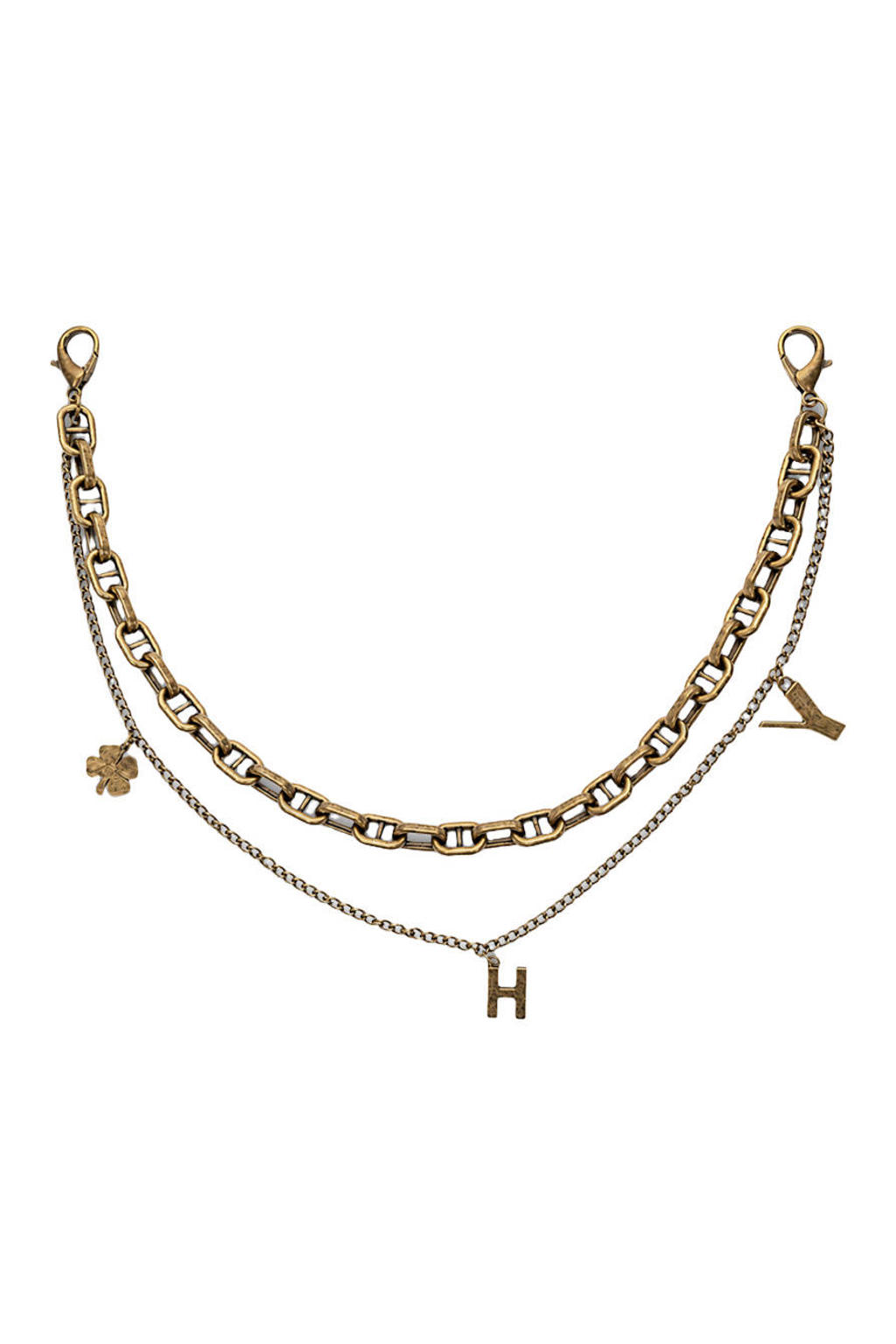 Harper & Yve x Tessa van Montfoort bagcharm goudkleurig