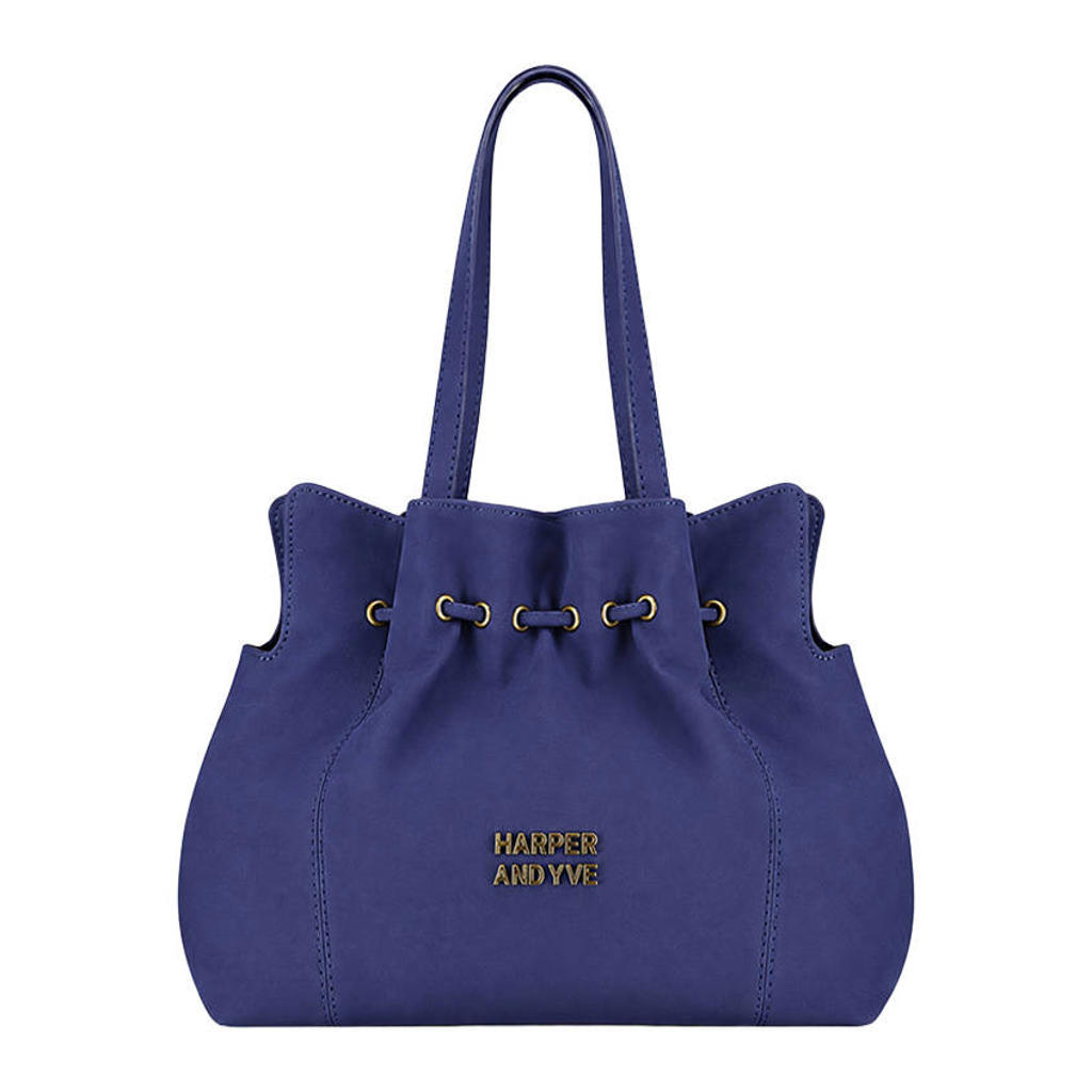 Harper & Yve x Tessa van Montfoort mini shopper paars