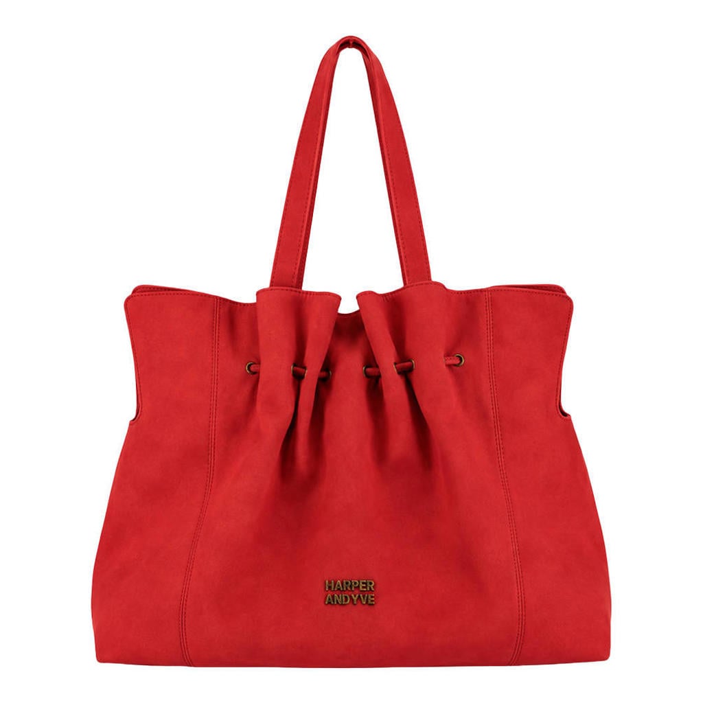 Harper & Yve x Tessa van Montfoort shopper rood
