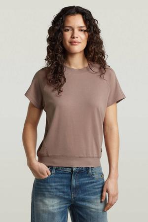 raglan top - taupe