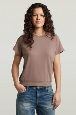 raglan top - taupe