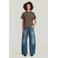 G-STAR gestreepte top - bruin/beige