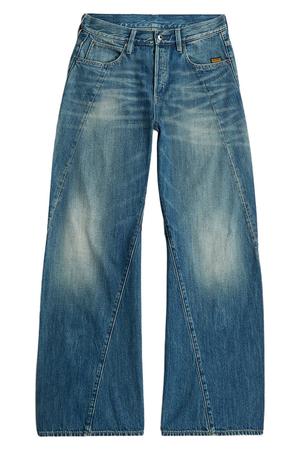 Contor 3D loose fit jeans - mediumblauw