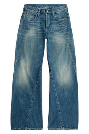 Contor 3D loose fit jeans - mediumblauw