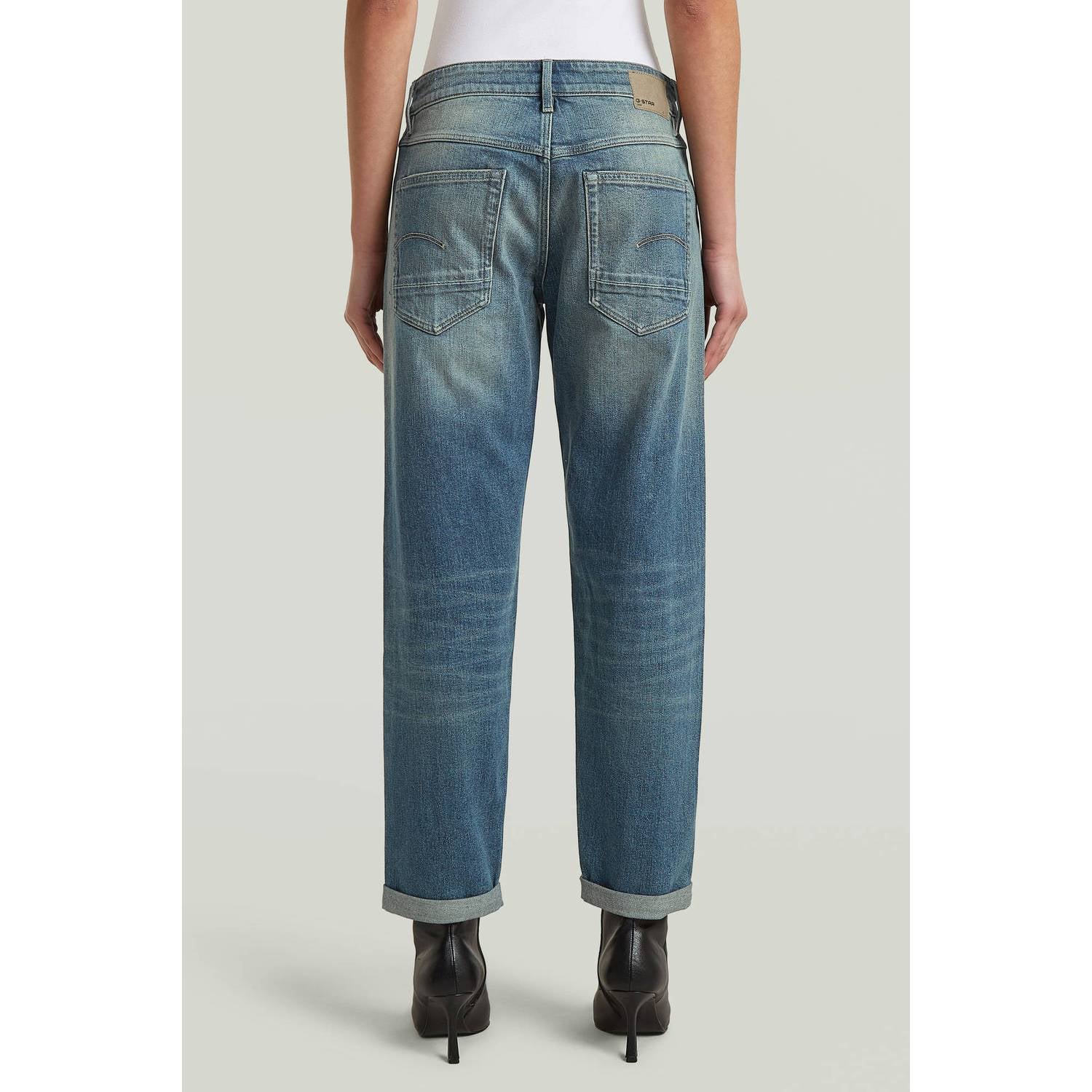 G-STAR Kate low waist boyfriend jeans mediumblauw