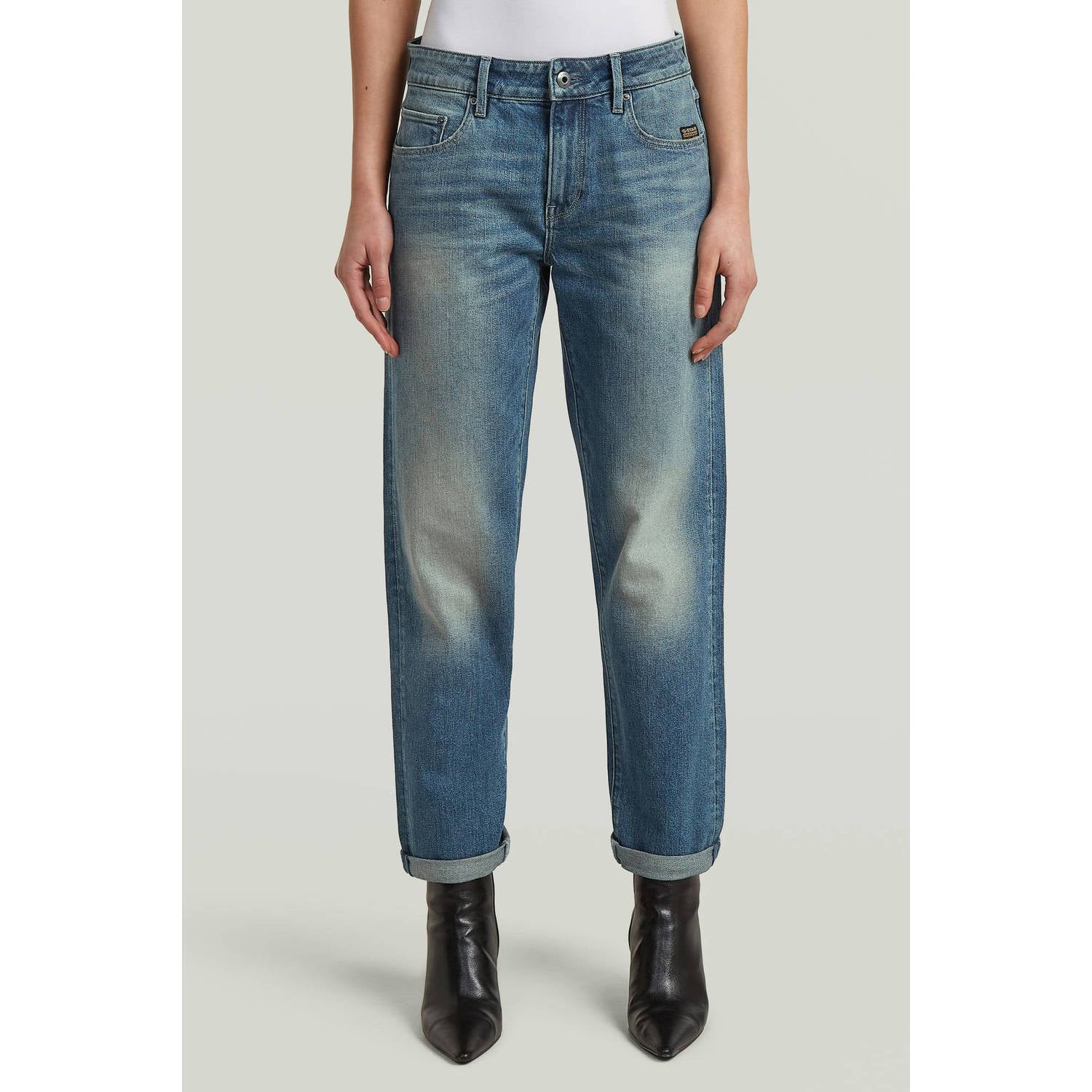 G-STAR Kate low waist boyfriend jeans mediumblauw
