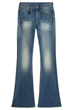 3301 regular fit flared jeans - mediumblauw