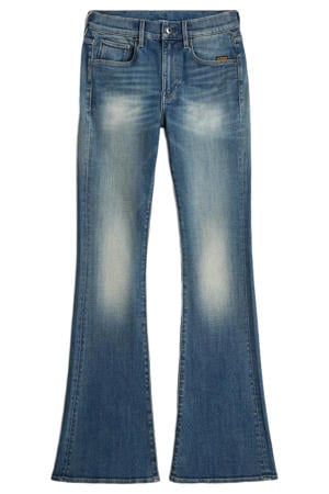 3301 regular fit flared jeans - mediumblauw