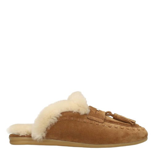 Haboob Jolie suède clogs cognac