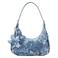 Desigual denim schoudertas blauw