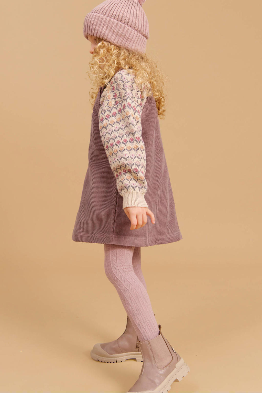 Wheat corduroy overgooier - paars