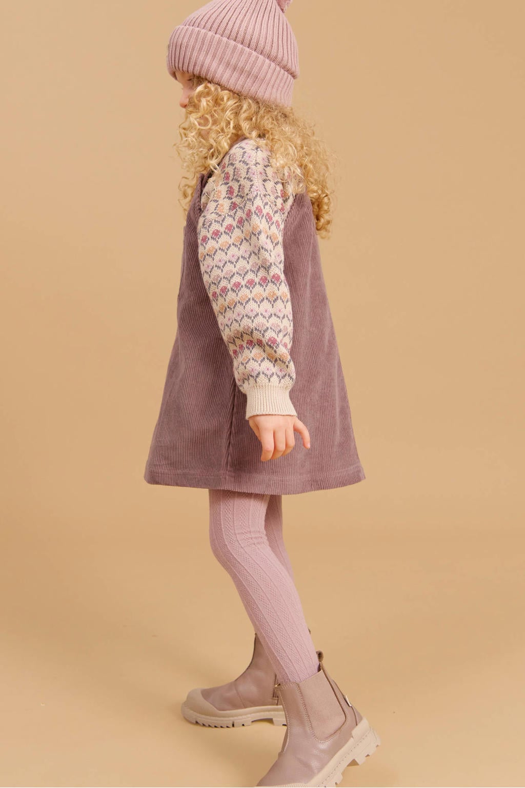Wheat corduroy overgooier - paars